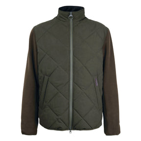 Barbour Men's Hybrid Fleece Jacket in Olive