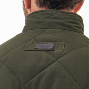 Barbour Men's Hybrid Fleece Jacket in Olive