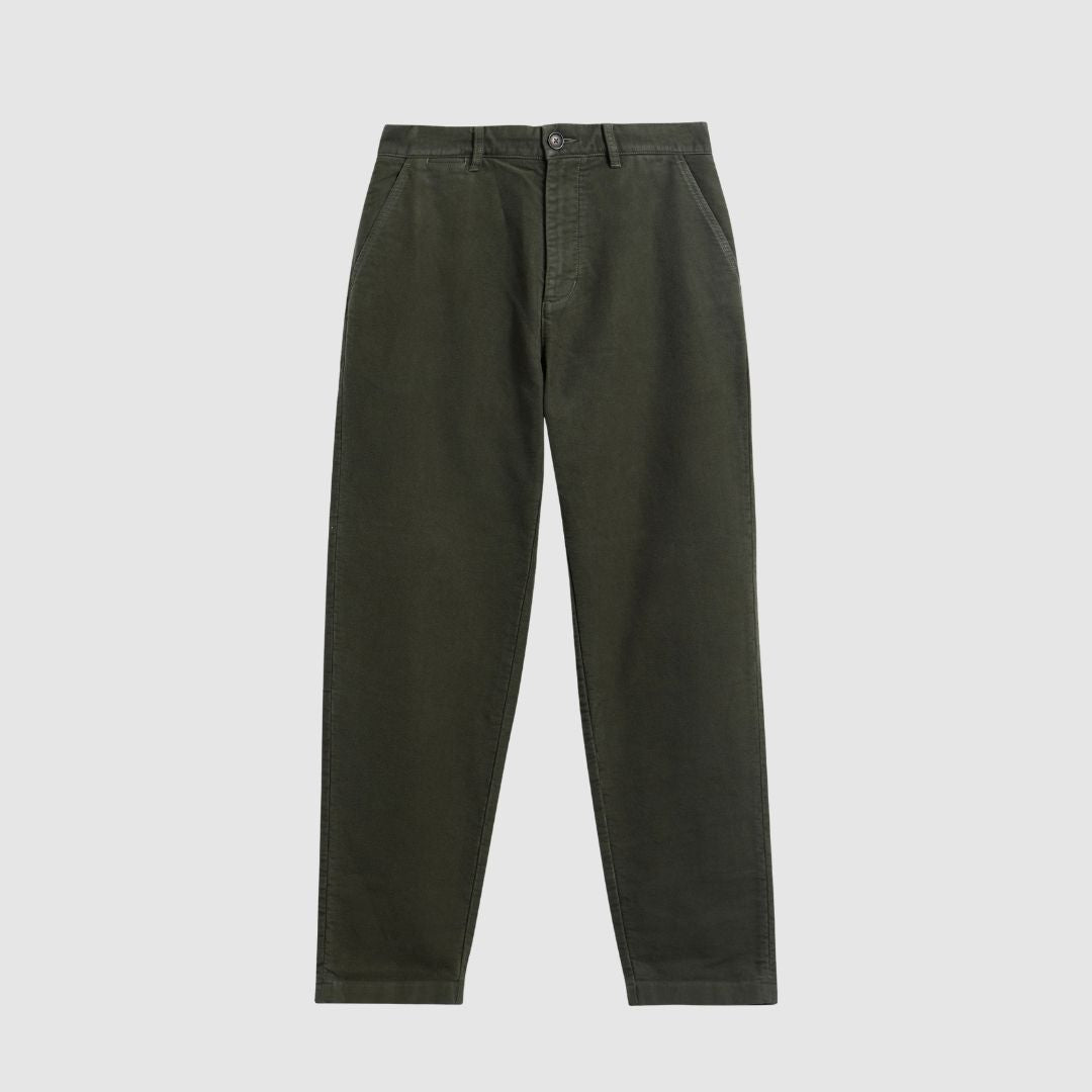 Barbour Men's Moleskin Tailored Fit Trouser in Sage