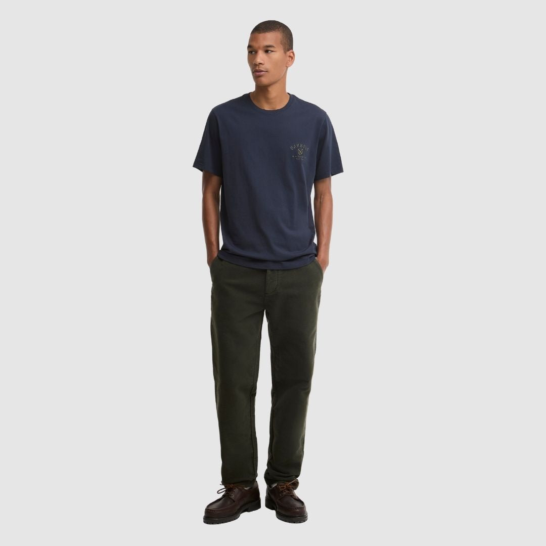 Barbour Men's Moleskin Tailored Fit Trouser in Sage