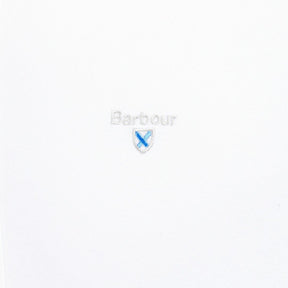 Barbour Men's Oxford Tailored Long-Sleeved Striped Shirt in White