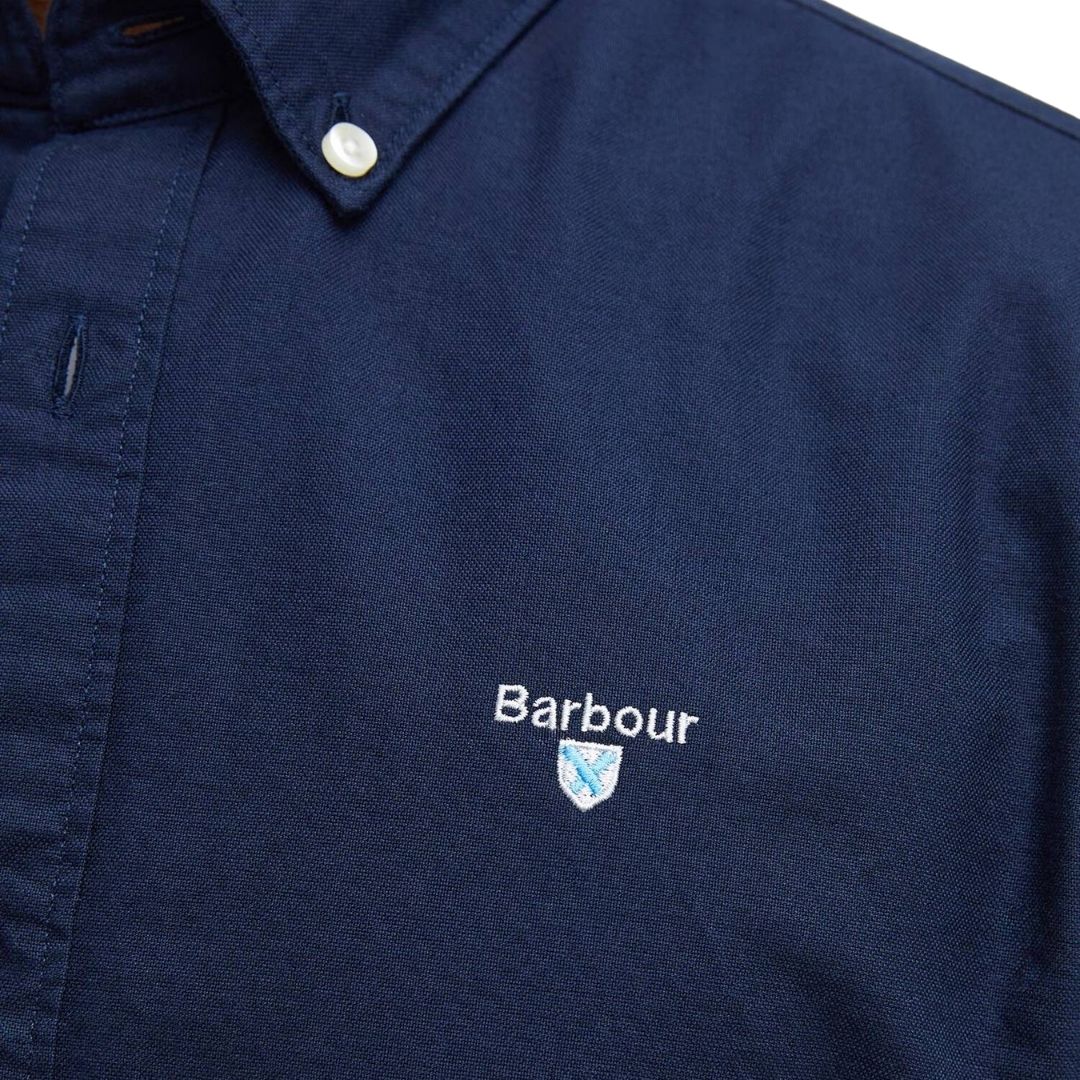 Barbour Men's Oxtown Oxford Tailored Shirt in Navy