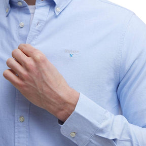 Barbour Men's Oxtown Oxford Tailored Shirt in Sky Blue