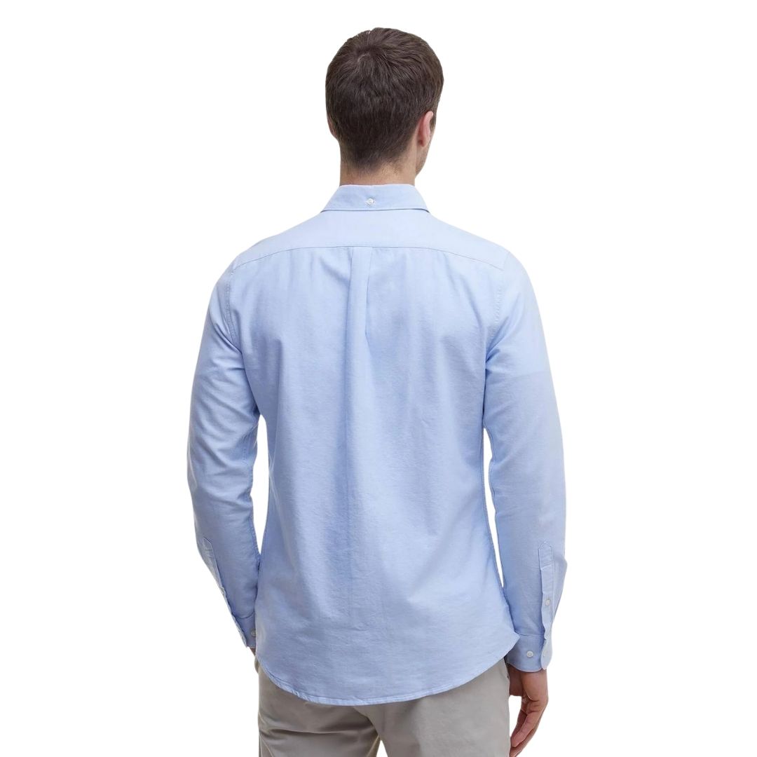 Barbour Men's Oxtown Oxford Tailored Shirt in Sky Blue