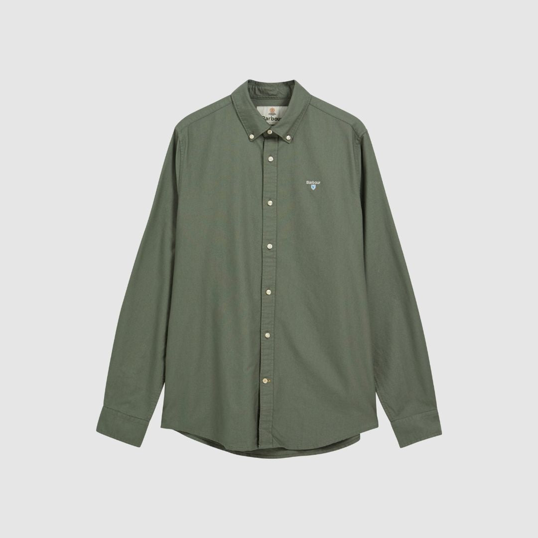 Barbour Men's Oxtown Tailor Shirt in Agave Green