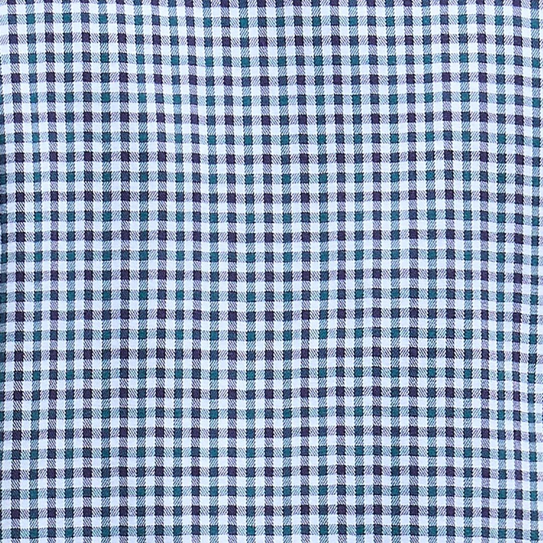 Barbour Men's Padshaw Tailored Fit Gingham Shirt in Classic Green