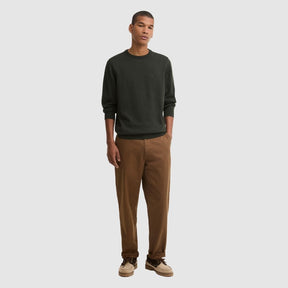 Barbour Men's Pima Crewneck Sweater in Sage