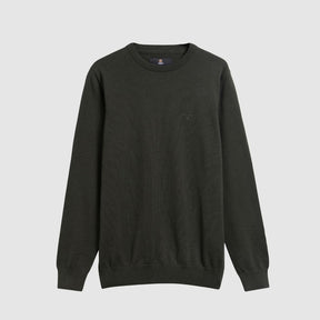 Barbour Men's Pima Crewneck Sweater in Sage