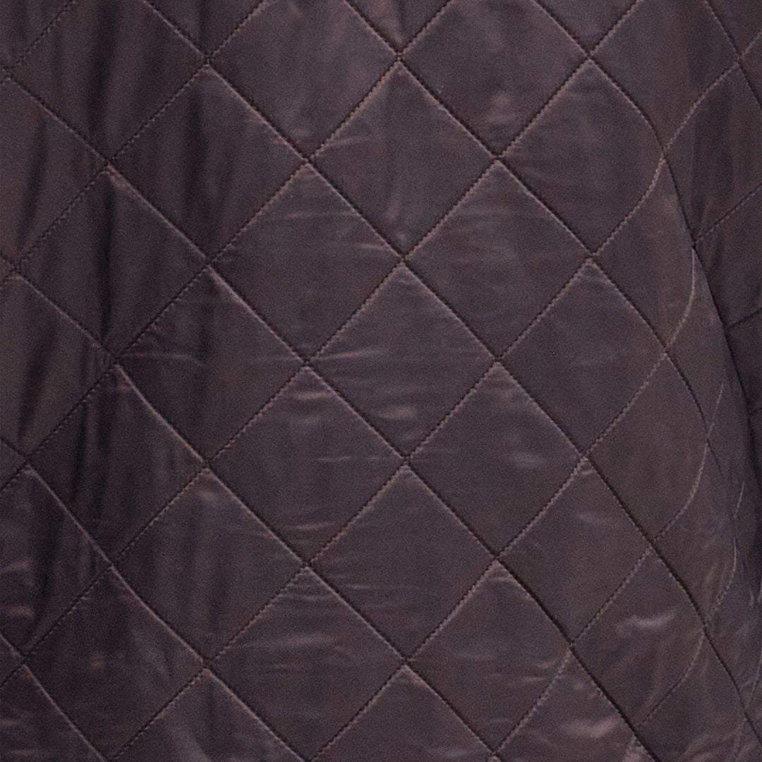 Barbour Men's Polarquilt Waistcoat in Dark Brown