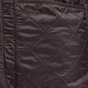 Barbour Men's Polarquilt Waistcoat in Dark Brown