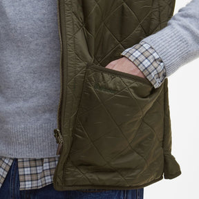 Barbour Men's Polarquilt Waistcoat in Olive