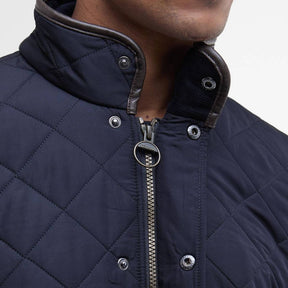 Barbour Men's Powell Quilted Jacket in Classic Navy
