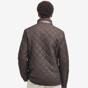 Barbour Men's Powell Quilted Jacket in Olive