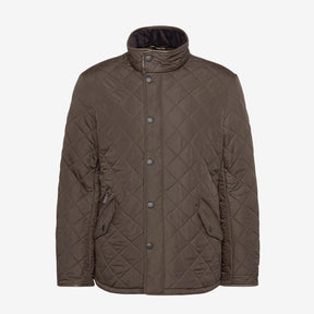 Barbour Men's Powell Quilted Jacket in Olive