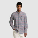 Barbour Men's Rickwood Gingham Shirt in Navy
