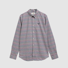 Barbour Men's Rickwood Gingham Shirt in Navy