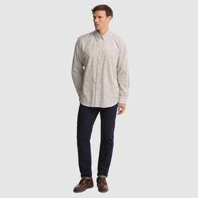 Barbour Men's Sport Tattersall Shirt in Bordeaux