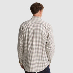 Barbour Men's Sport Tattersall Shirt in Bordeaux