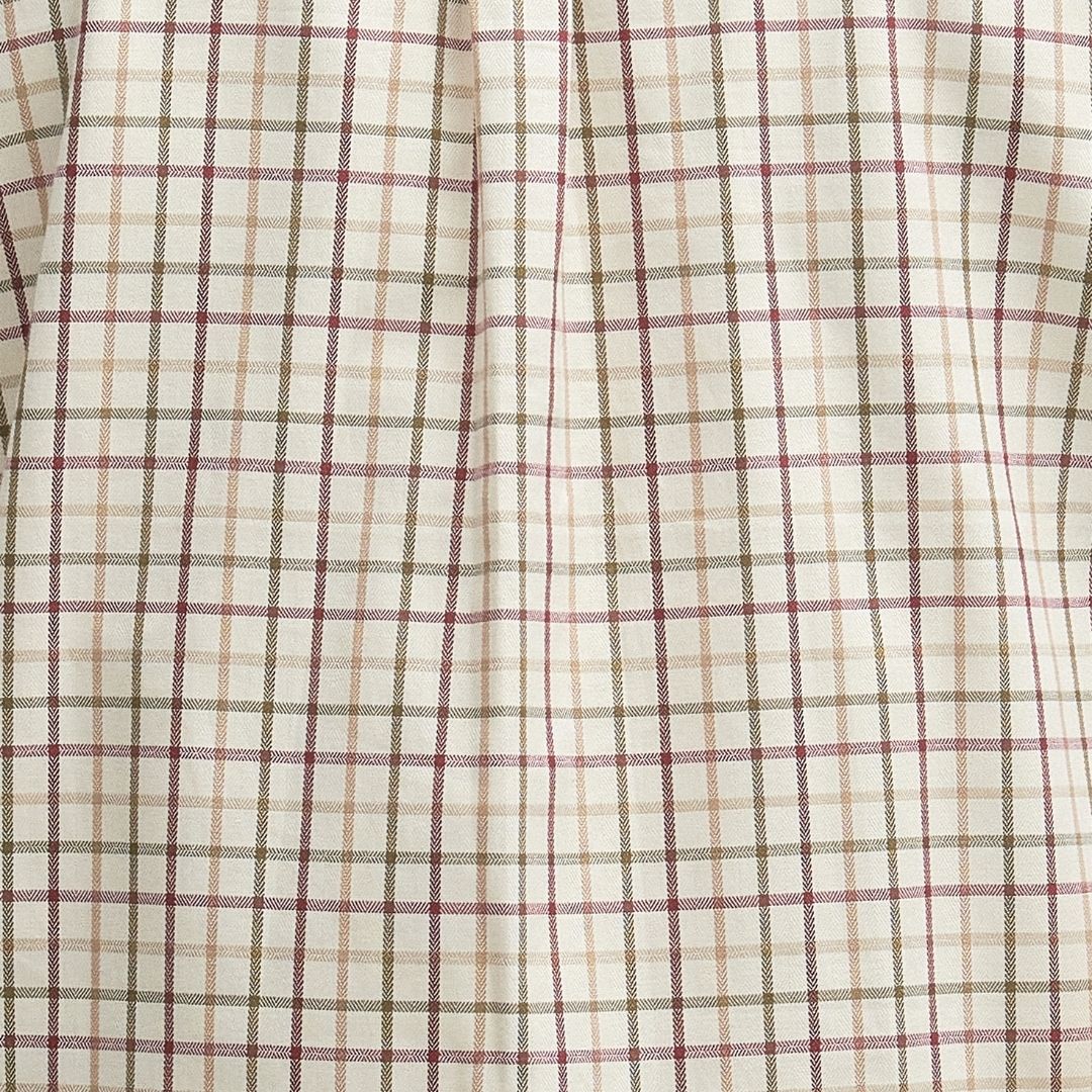 Barbour Men's Sport Tattersall Shirt in Red/Khaki