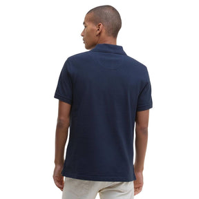 Barbour Men's Tartan Pique Polo Shirt in New Navy