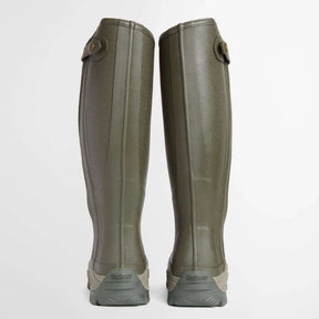 Barbour Men's Teesdale Tall Wellington Boots in Olive