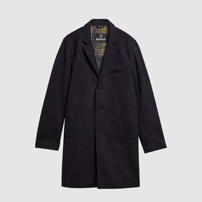 Barbour Men's Umbridge Wool Coat in Navy