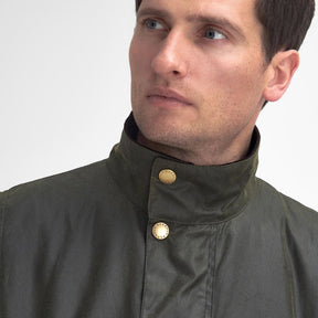 Barbour Men's Westmorland Wax Waistcoat in Olive