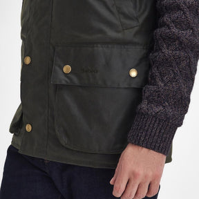 Barbour Men's Westmorland Wax Waistcoat in Olive