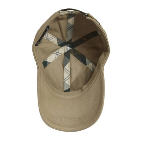 Barbour Milburn Baseball Cap in Bleached Olive