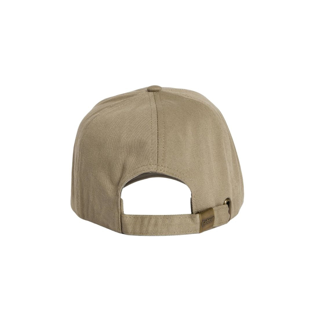 Barbour Milburn Baseball Cap in Bleached Olive