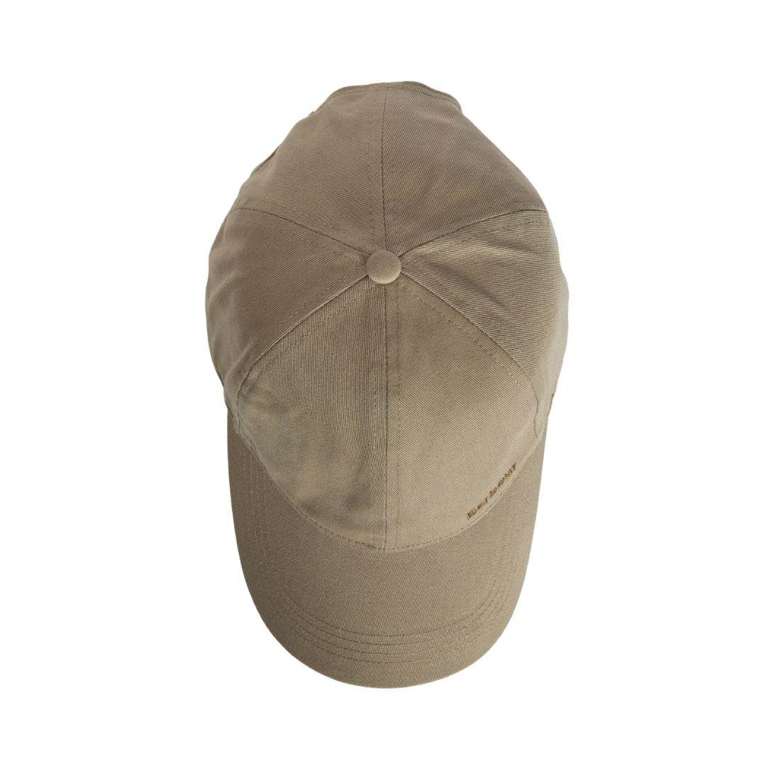 Barbour Milburn Baseball Cap in Bleached Olive