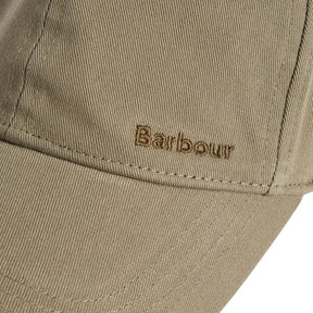 Barbour Milburn Baseball Cap in Bleached Olive