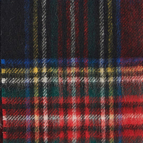 Barbour New Check Tartan Scarf in Black Stewart