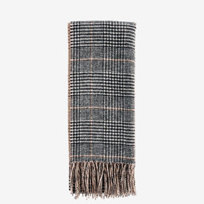 Barbour Noelle Reversible Check Scarf in Camel