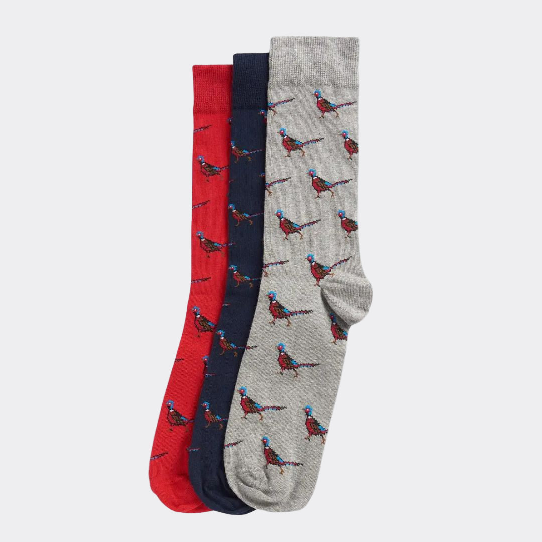 Barbour Pheasant Socks Gift Box Selection