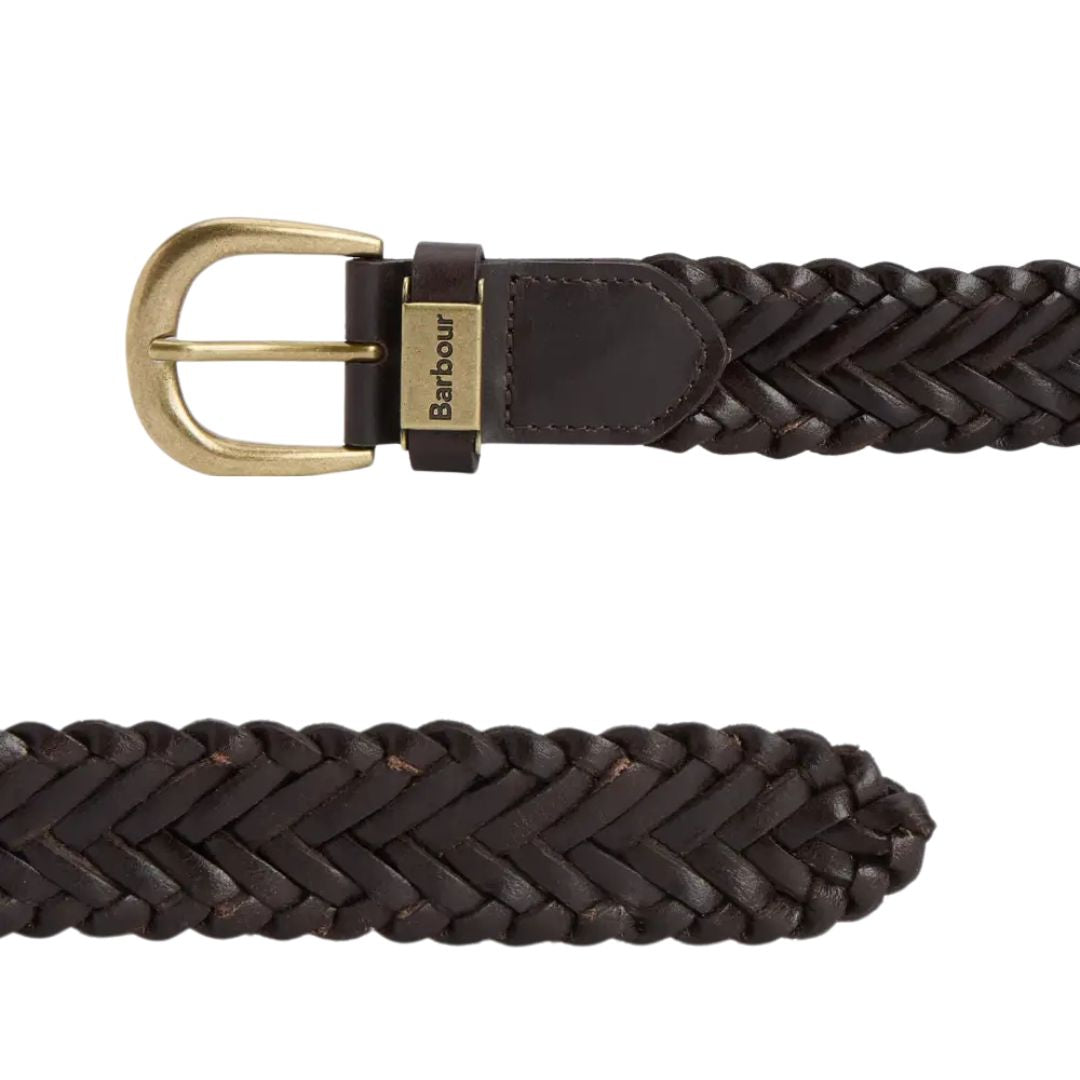 Barbour Redshore Belt in Coffee Bean Brown