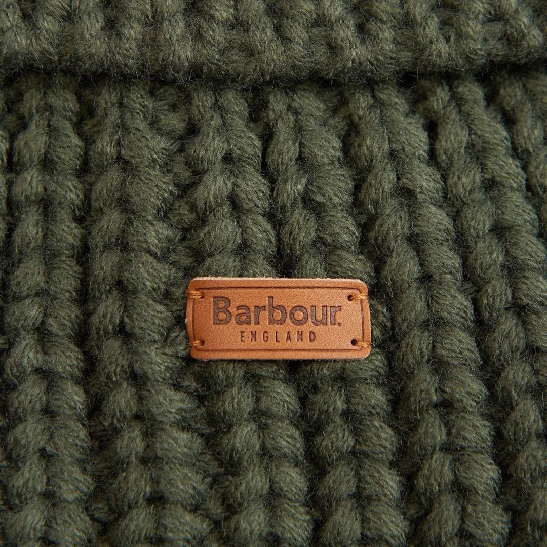 Barbour Saltburn Dog Jumper in Olive