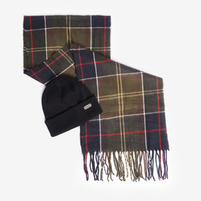 Barbour Swinton & Galingale Gift Set in Classic Tartan