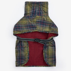 Barbour Tartan Dog Drying Robe in Classic Tartan