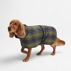 Barbour Tartan Dog Drying Robe in Classic Tartan
