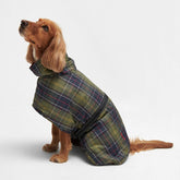 Barbour Tartan Dog Drying Robe in Classic Tartan