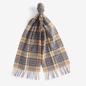 Barbour Tartan Lambswool Scarf in Dress