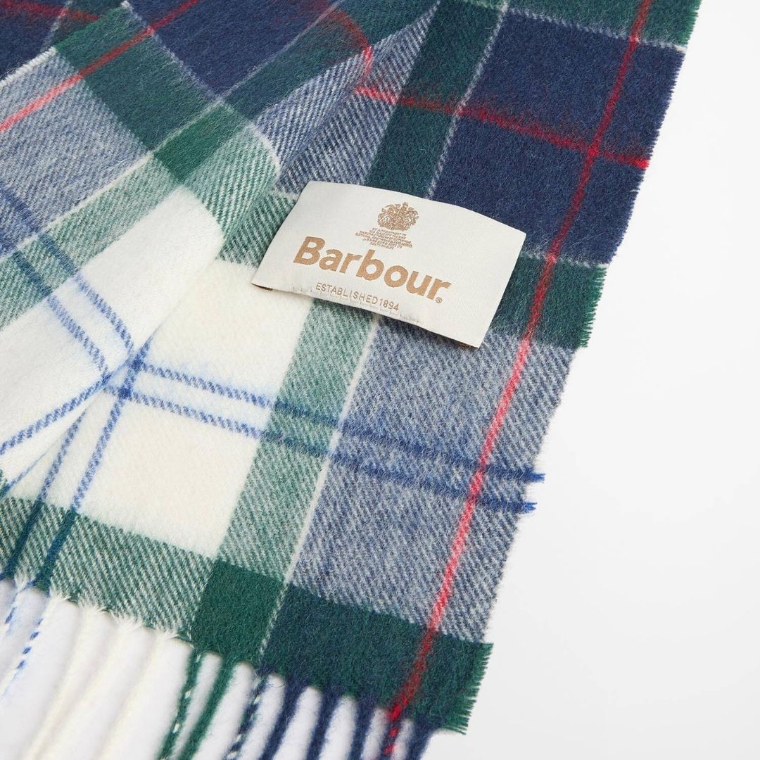 Barbour Tartan Scarf in Evergreen Tartan
