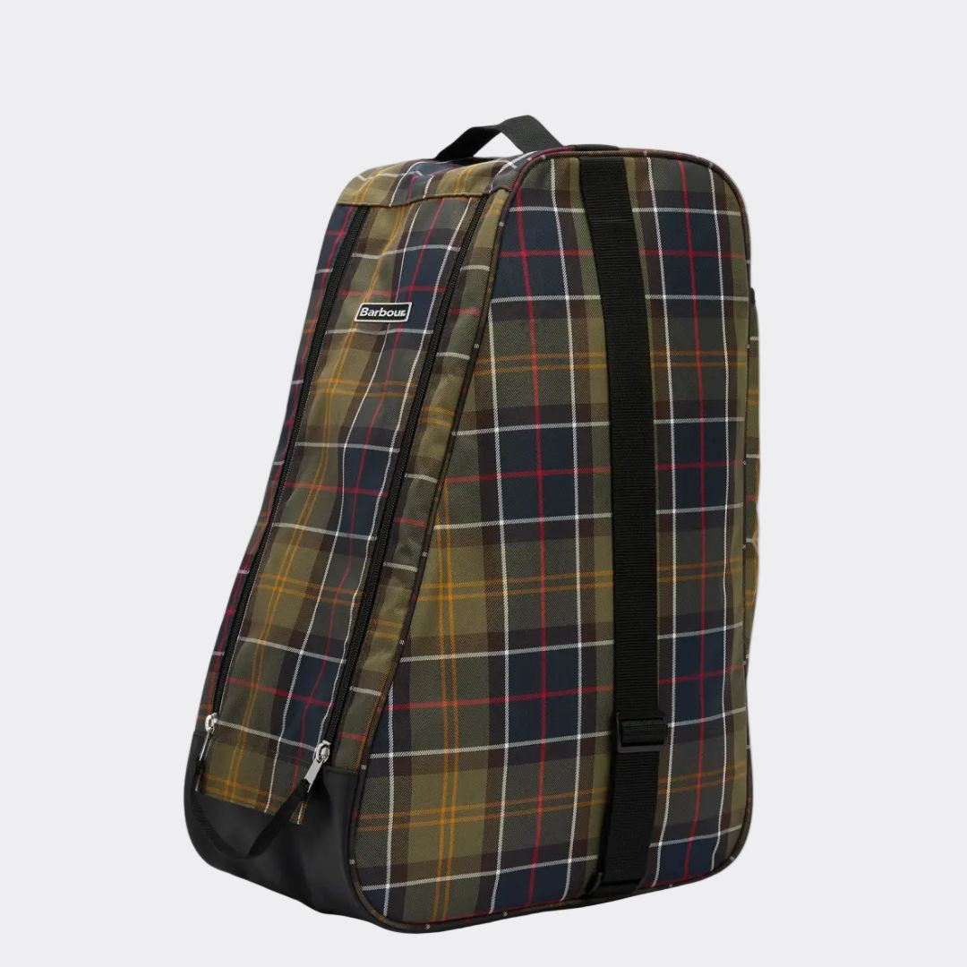 Barbour Tartan Wellington Boot Bag in Classic Tartan