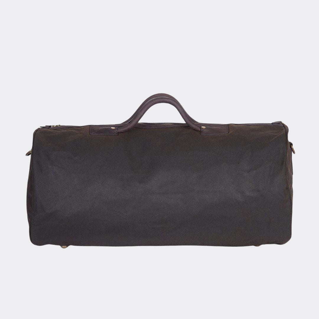 Barbour Wax Holdall Travel Bag in Olive
