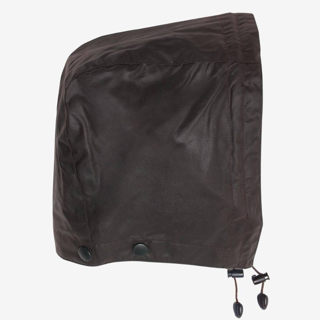 Barbour Waxed Cotton Hood in Rustic