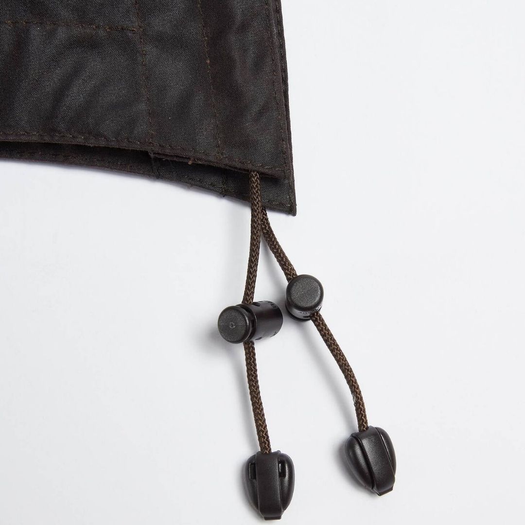 Barbour Waxed Cotton Hood in Rustic