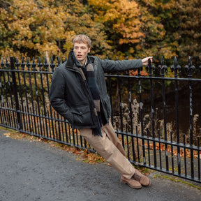 Barbour Westerdale Scarf in Green Loch