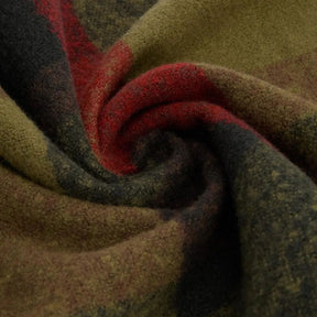 Barbour Westerdale Scarf in Olive & Fired Brick