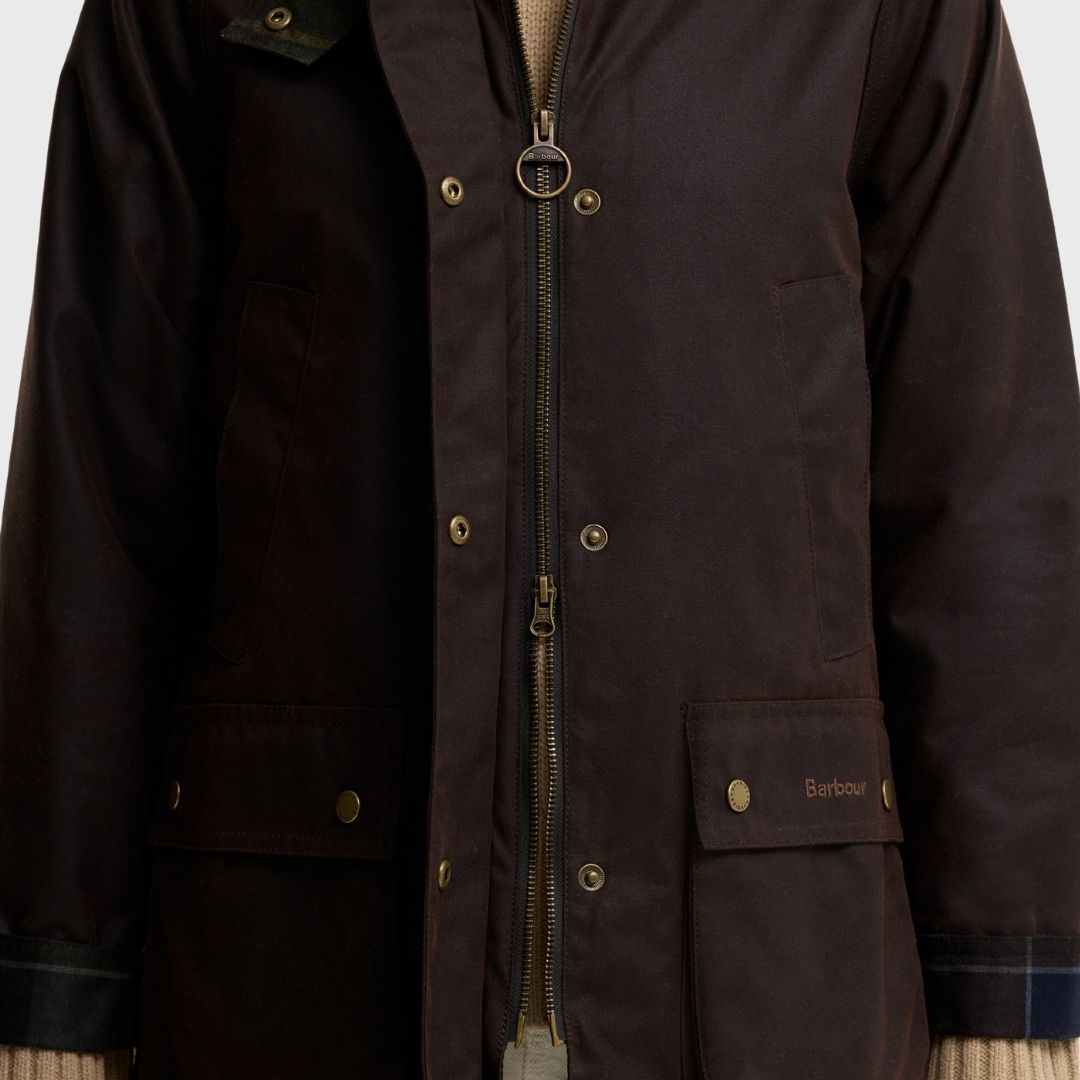 Barbour Women's Acorn Waxed Jacket in Rustic/Classic